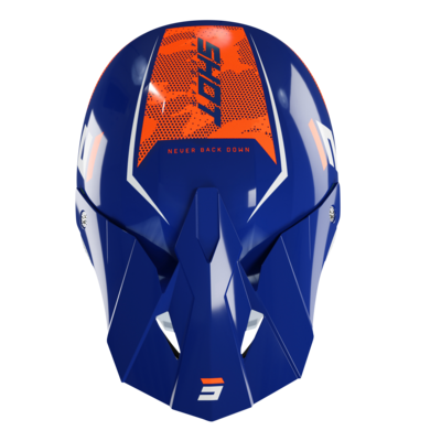 Casque SHOT FURIOUS CAMO NAVY ORANGE