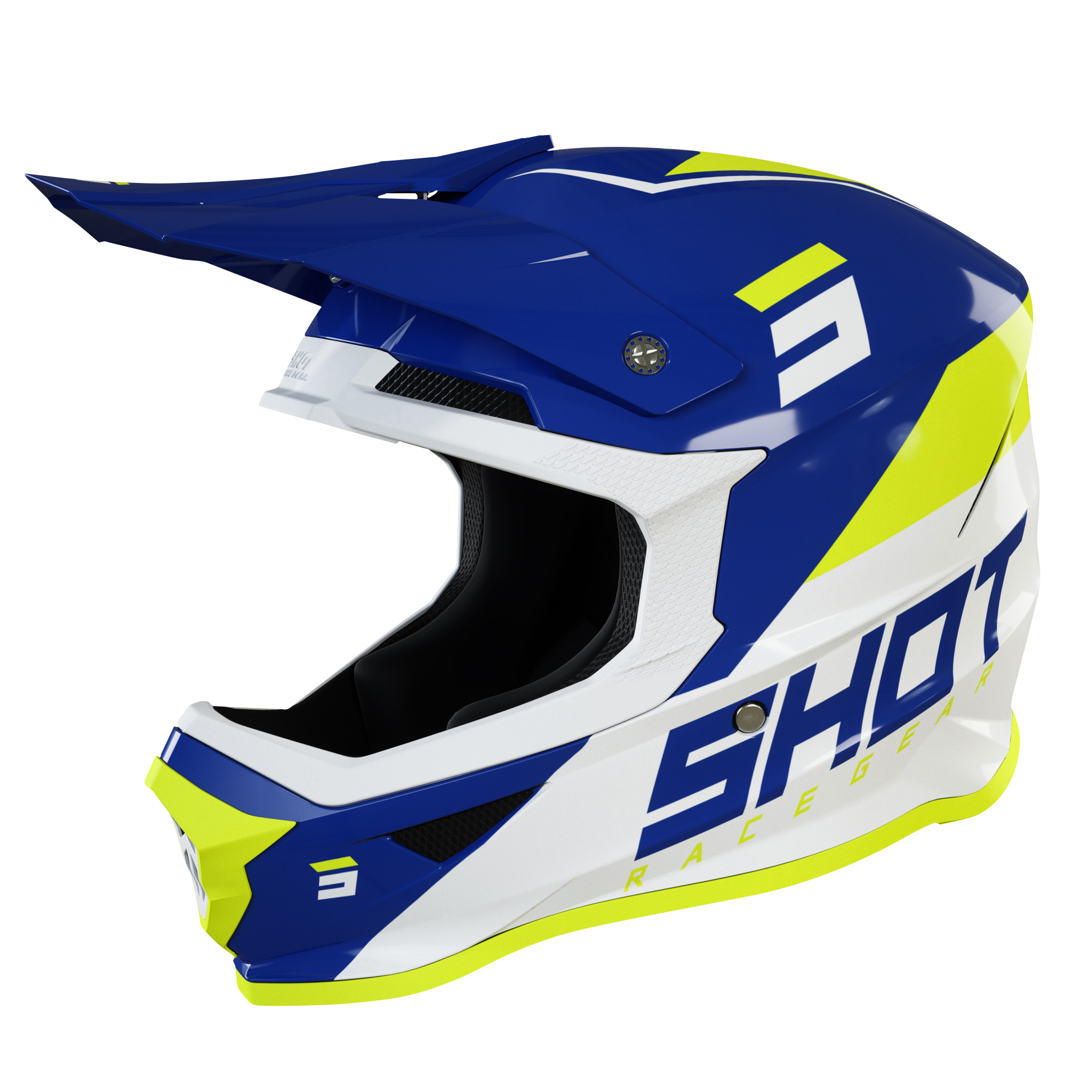 Casque SHOT FURIOUS CHASE NAVY GLOSSY