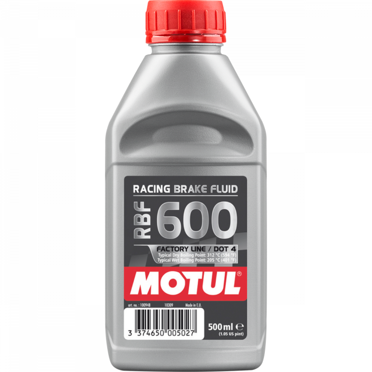 Liquide de frein & d'embrayage MOTUL RBF 600 FACTORY LINE 500ML