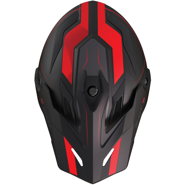 Casque SHOT TREK RALLY NOIR MAT/ROUGE
