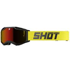 Lunettes motocross SHOT IRIS 2.0 SOLID YELLOW MATT