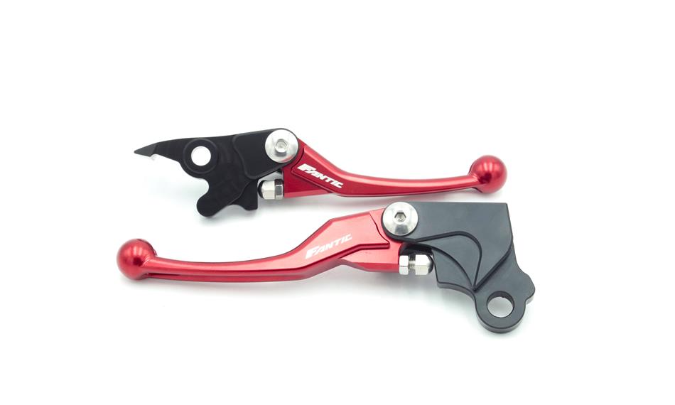 Leviers de frein et d'embrayage rouges FANTIC XM 50 et XMF 125