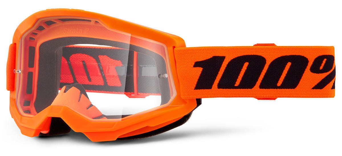 Masque STRATA 2 Orange Fluo