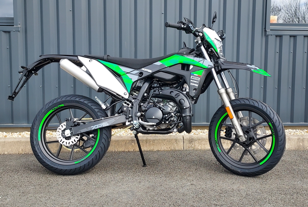 Peugeot XP6 50 SUPERMOTARD E5+ VERTE
