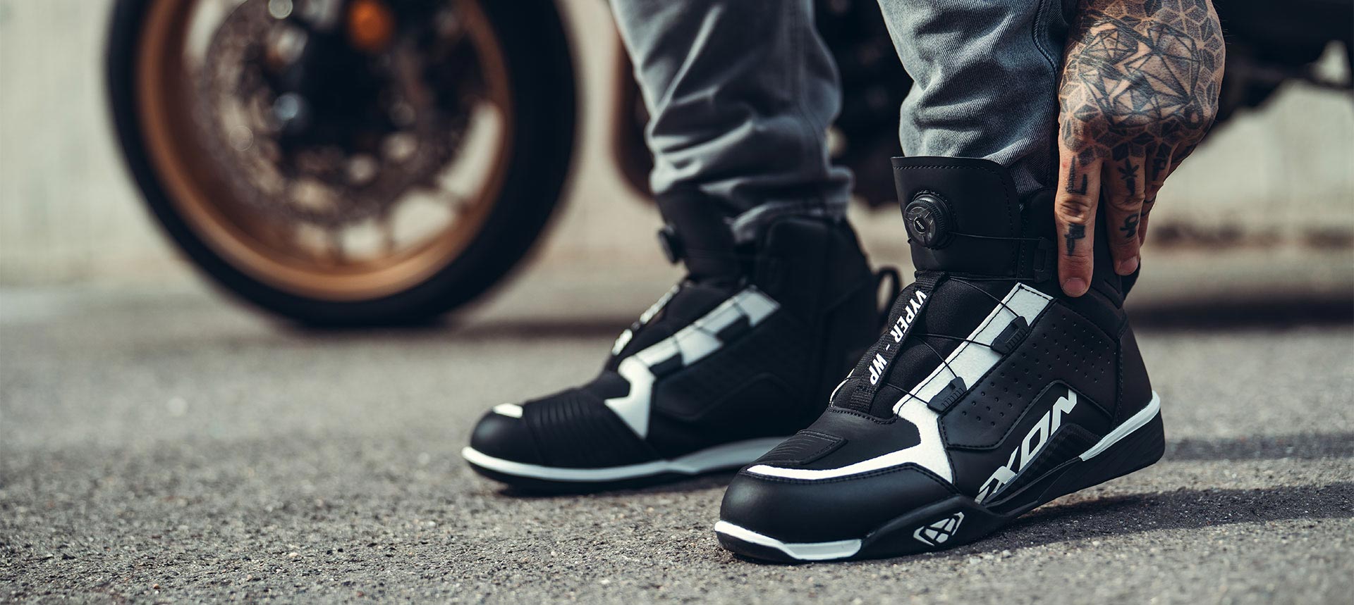 BASKET IXON VYPER WP 508101010-1015 DERRIERE ATELIER MOTO CHANTONNAY VENDEE