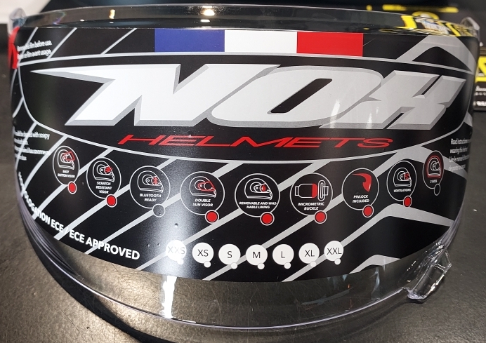 Visière NOX casque N302